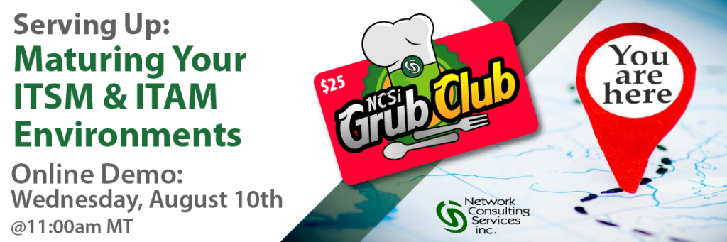 NCSi Grub Club Webinar: Maturing Your ITSM Environment 1