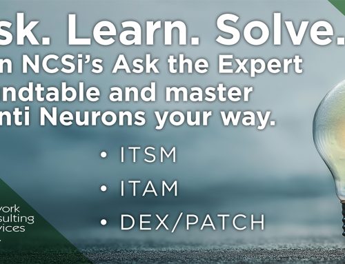 Ask the NCSi Expert